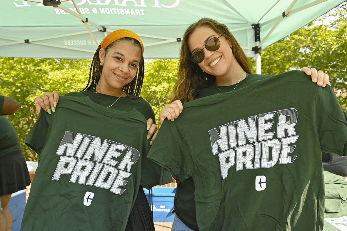 unc charlotte students niner pride